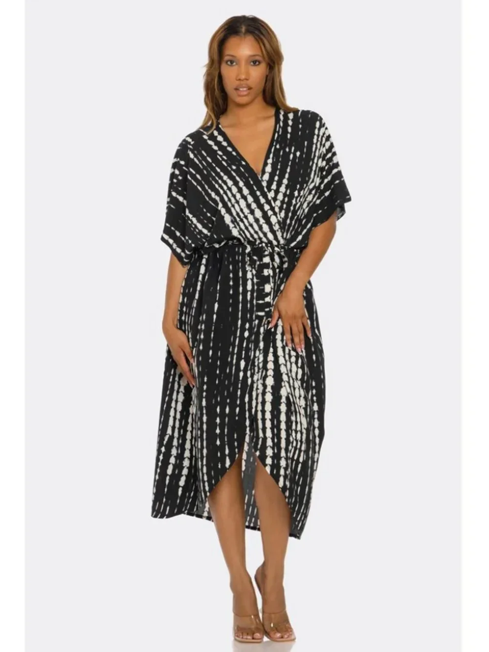 Tie Dye Maxi Beach Cover Up